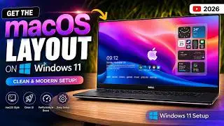 Get the macOS Layout on Windows 11 &ndash; Clean & Modern Setup!