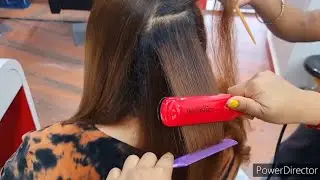 बालों को स्ट्रेटनिंग मशीन से कैसे straight करें घर पर how to straight hair for straightening machine