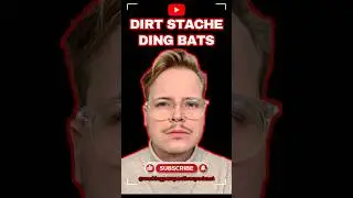 Don't force the Stache, embrace your face. #ytshorts