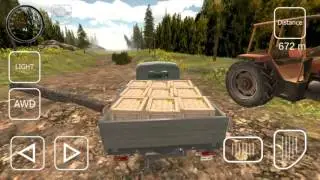 Offroad cargo pickup driver Android Gameplay (Level 1)