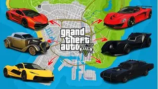 ALL HIDDEN AND RARE CARS LOCATIONS IN GTA 5 (NO MODS) 