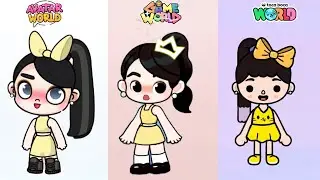 💛 Biohazard Powerpuff girls Inspired Look In 4 Gameplay#pazu #avatarworld #gameworld #towniz