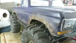 Rust on a Lexan RC truck body