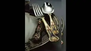 Luxury spoon set design//tea spoon set design//coffee spoon//#babar#vlogs#shorts