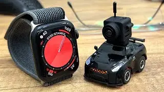 Nissan GTR R35 Black Edition SNT Q25 Micro FPV RC Автомобиль