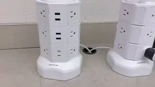 Power Tower - 12 Outlets & 6 USB Ports! #tech #honestreview #classroom