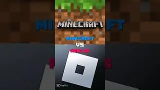 Minecraft VS Roblox #comparison #shorts #like #comment #share #subscribe #Minecraft #roblox