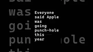 The Punch-Hole iPhone Was a Lie 💀