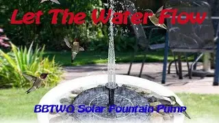 BBTWO Solar Fountain Pump