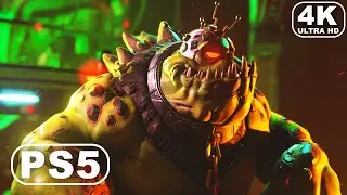 Ratchet & Clank - Blargian Snagglebeast Boss Fight PS5 Gameplay ULTRA HD 4K 60FPS