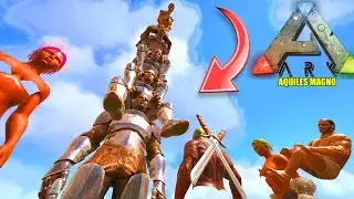 TRIBU DE BOT NPC QUE PUEDEN RAIDEAR en ARK | REX vs HUMANOS | ARK SURVIVAL EVOLVED MOD