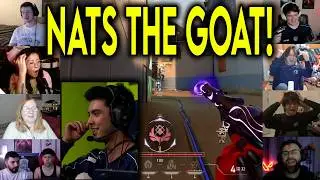 Valorant Streamers Reacts To TL nAts Insane 1v3 CLUTCH Against TH In VCT