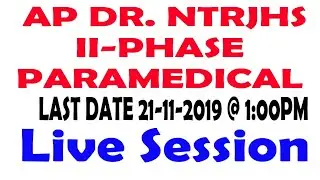 Ap Paramedical 2nd Phase Weboption 2019 Live