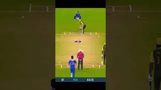 super over match kkr vs RR in 2009 ipl in real cricket 24 #shorts