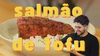 Tentamos fazer um SALM&Atilde;O VEGANO!