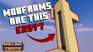Mob farms can be this simple? | Create Mod | Tutorial | Minecraft