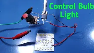 How to control bulb light. Light regulator. Control light intensity. ET Inventor