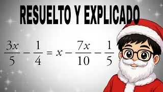 ECUACIONES LINEALES - EJERCICIO RESULTO Y EXPLICADO