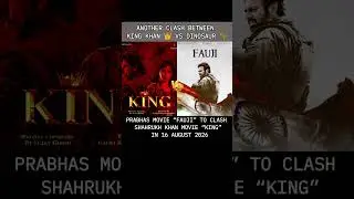 Srk Vs Prabhas ll #actor #movie #bollywood #film #prabhas #srk #shahrukh #fauji #kingmovie #newmovie