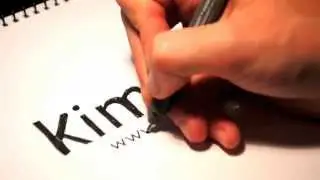 fun kimbodo hand drawing logo animation
