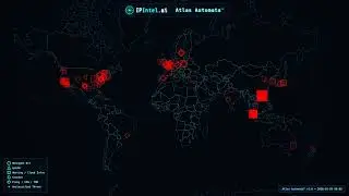 Global Cyber Threat Activity - 24h Timelapse (Jan 5)