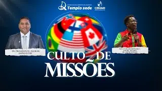 CULTO DE MISSOES  PRELETOR ANDRE MENDES DE GUINE BISSAU