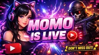 MOMO IS LIVE🥳 COSTUME GIVEAWAY ❤️🎉 #freefire #ff #girl #gaming #ffli #freefireliveguildtest #live