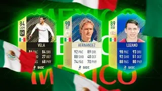 LA MEJOR PLANTILLA DE MEXICO EN FIFA 18 !!