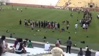 Christian Coleman in coverage at Georgia Tech Camp
