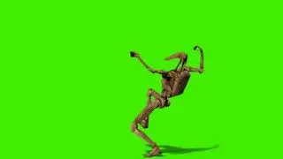 Green Screen Trade Federation B1 Battle Droid Shot Reactions