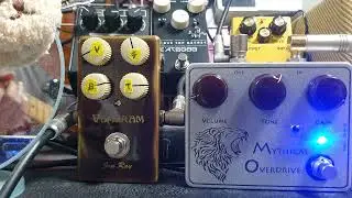Mythical Overdrive Padal(Rimrock Effects)+Janray Overdrive(VEMURAM)+Fender Electric Guitar #Klon