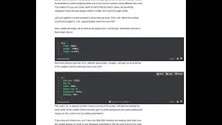 CSS & HTML code-blocks explained from the browser
