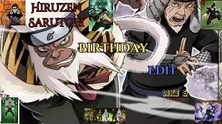 Hiruzen Sarutobi Birthday Edit. #naruto #narutoshippuden #hiruzensarutobi #birthdayedit #youtube.