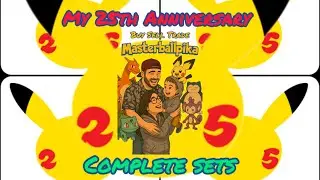 Pokemon 25th Anniversary English and Japanese Master sets 🔥 my first video on YouTube 🫶🏻