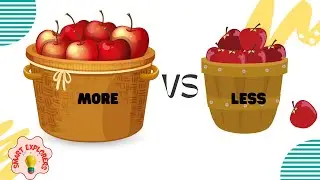 More and Less| Comparison for Kids| Learn Pre-School Concepts