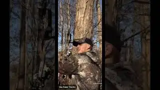 When a doe blows at you be like