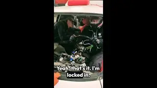 Getting Black Widow fitted for a FD Spec Cage at Drift Cave
