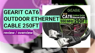 Review: GearIT Cat6 Outdoor Ethernet Cable - Durable & High-Speed Networking Solution