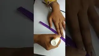 💜easy paper lavender flower/how to make lavender flower very easy way#paper#craft#diy#viral#video