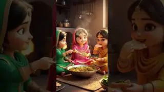 tiny Punjabi girls making palak daal#trending #food #youtubeshorts #cooking#villagerlifestyle#funny