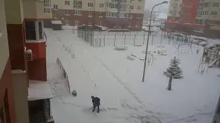 Снегопад Киев 1 марта 2018
