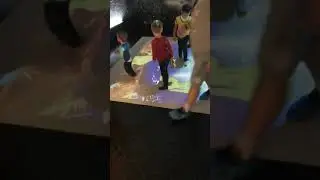interactive Android projector game on floor for kids