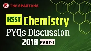 1. 2018 HSST Chemistry Previous year question paper discussion