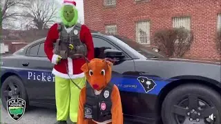 WATCH: Upstate police introduce Grinch as new officer