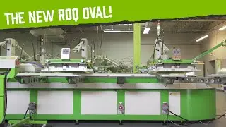 Представляем ROQ Oval: совершенную автоматическую машину для трафаретной печати