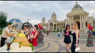 Merry Christmas 2025, Phnom Penh City, Cambodia Street Food, Night Market, Walking Tour, & More