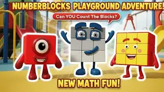 Numberblocks: Learn Colors & Shapes with Happy Blocks! 🔴⬜🟡 | Fun Math for Kids!