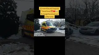 &Uacute;j mentőaut&oacute;t kapott Tiszaf&uuml;red❤️🚑 #ambulance #omsz #mentok #104 #112 #hosok