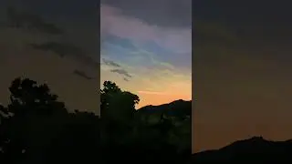 Learning digital painting - sunset anime background