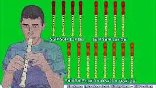 Enrique Iglesias feat. Nicky Jam - El Perdón en Flauta Dulce con Notas